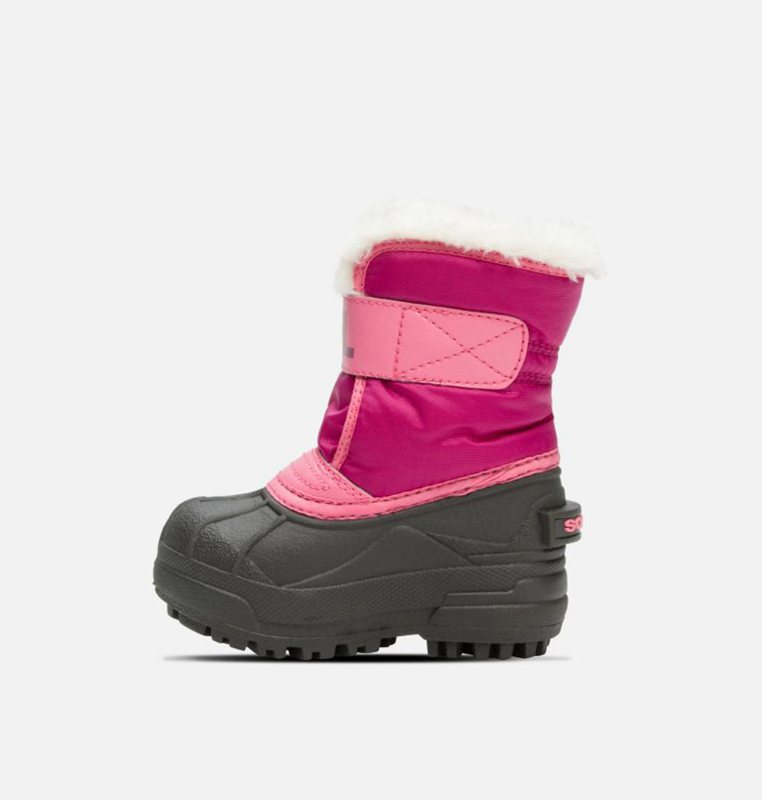 Sorel Çocuk Toddler Commander™ - Kar Botu Pembe/Siyah - 634-IQRZHY